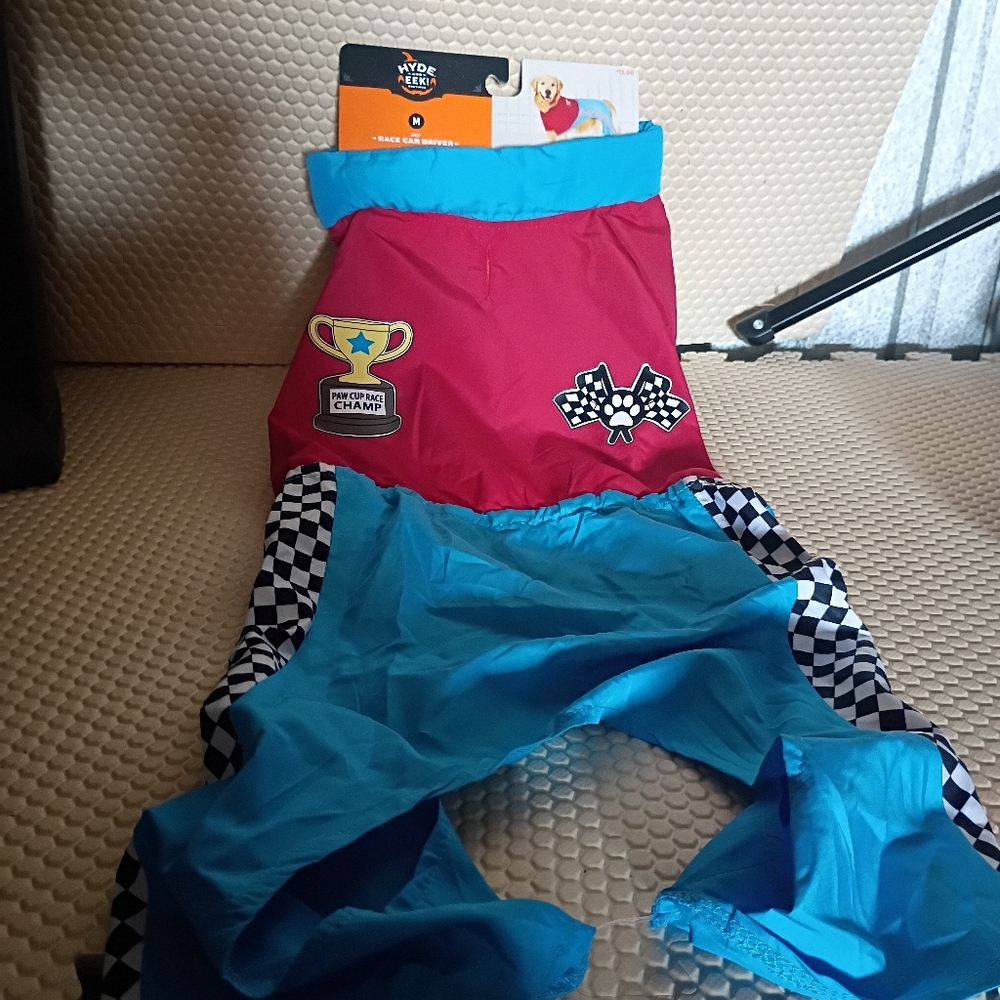 Hyde and Eek Pet Racecar Halloween Costume Size Medium Dog Cat